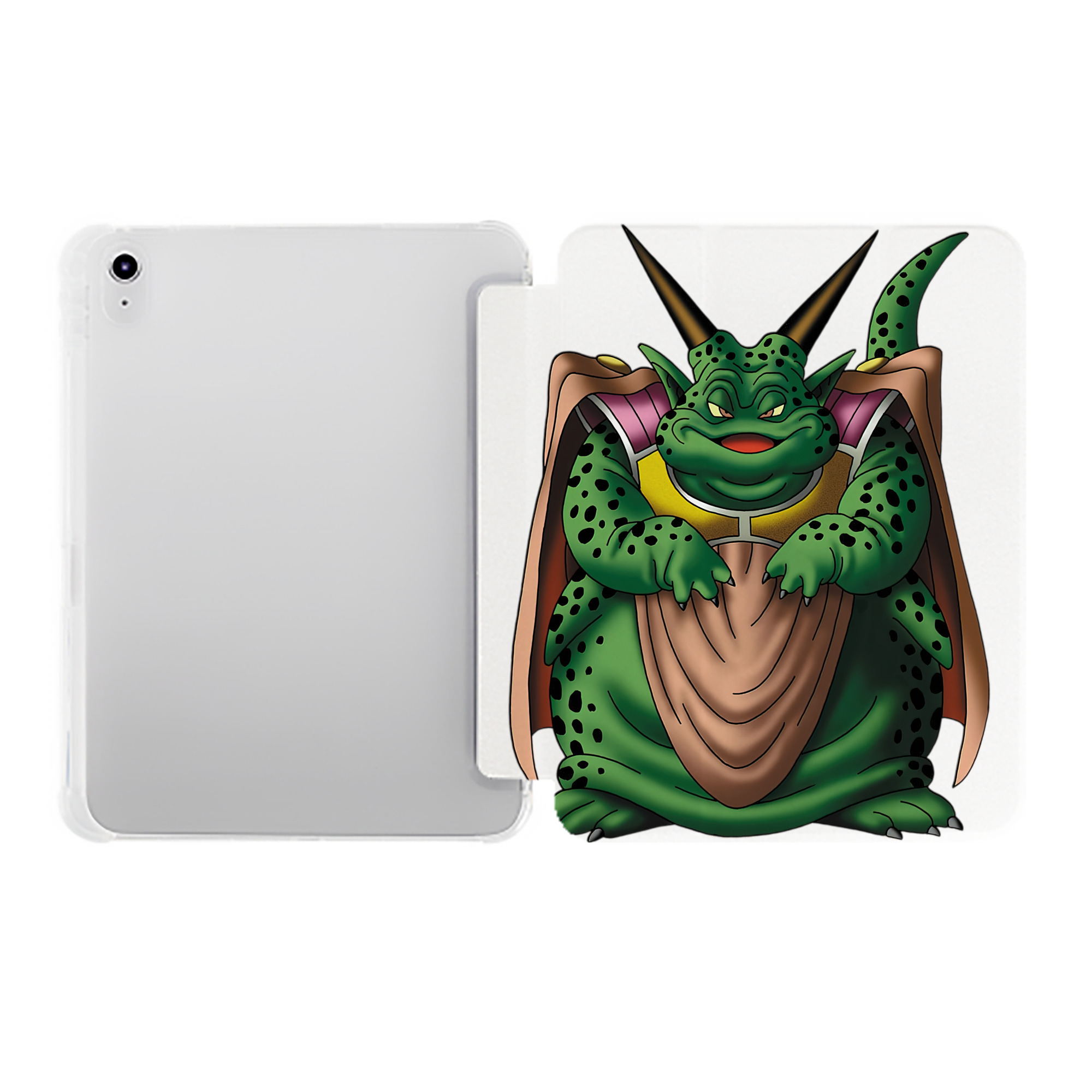 （画像用） ドラゴンクエスト Doragon Kuesuto Dragon Quest IPad ケース ペン収納付き 三つ折りスタンド PUレザー×シリコン 対応機種9.5/10.5/10.9インチ